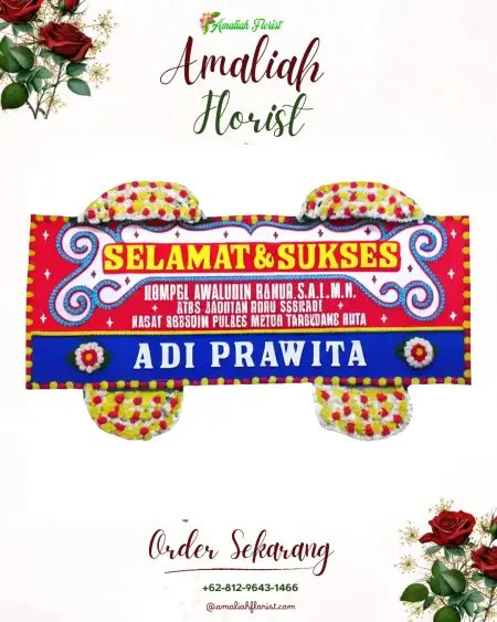 Papan Bunga Ucapan Selamat Kedungwonokerto